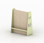 Стеллаж дидактический с креплением для ковров Адела серия Скандик