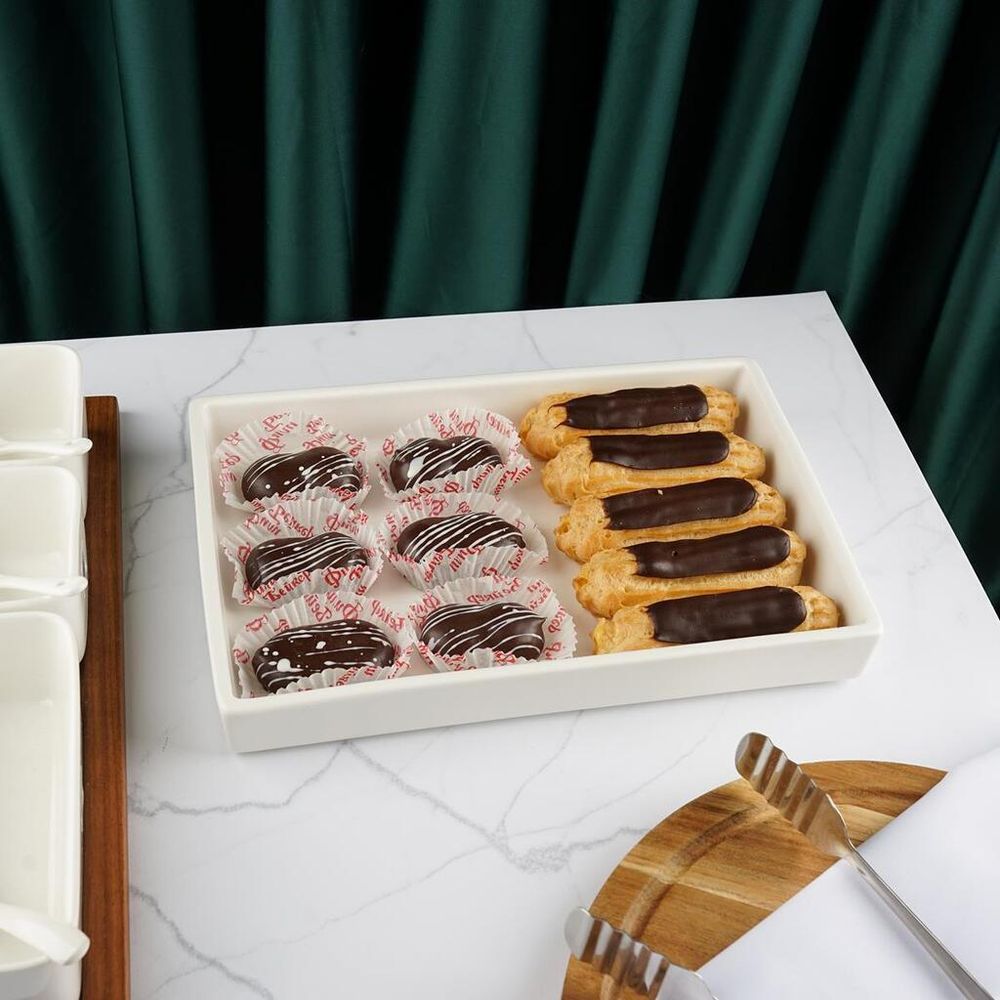 Блюдо прямоугольное 31*20,5 см h4 см 1,2 л   P.L. [3]