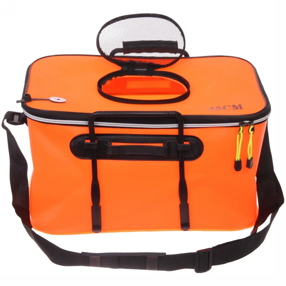 Ведро складное туристическое с крышкой 30л 25*45*26см