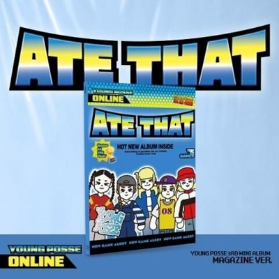 Альбом YOUNG POSSE - ATE THAT 3rd Mini EP Album MAGAZINE Version