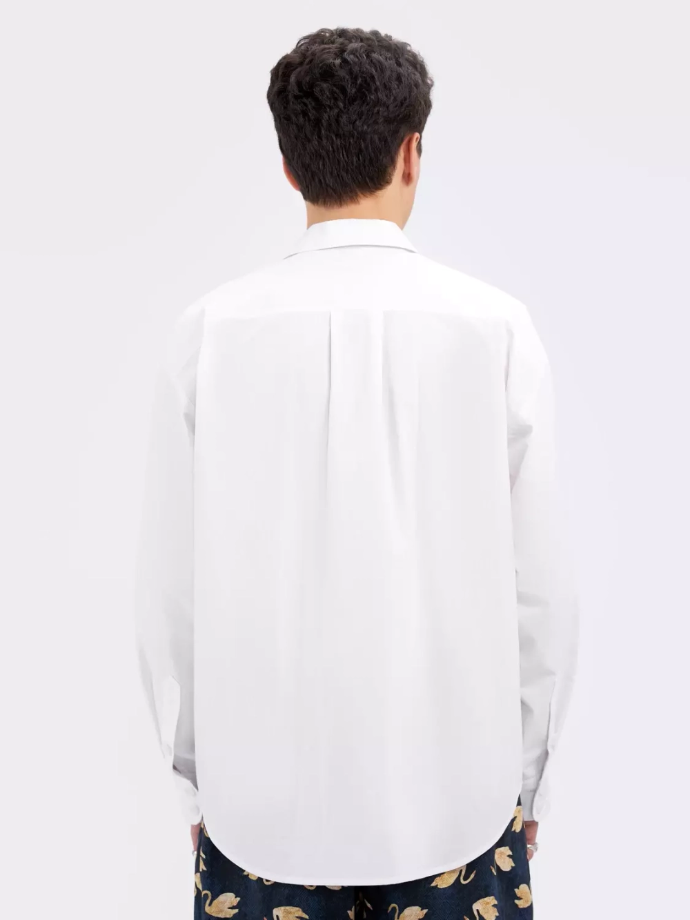 Рубашка белая базовая унисекс OLA OLA
