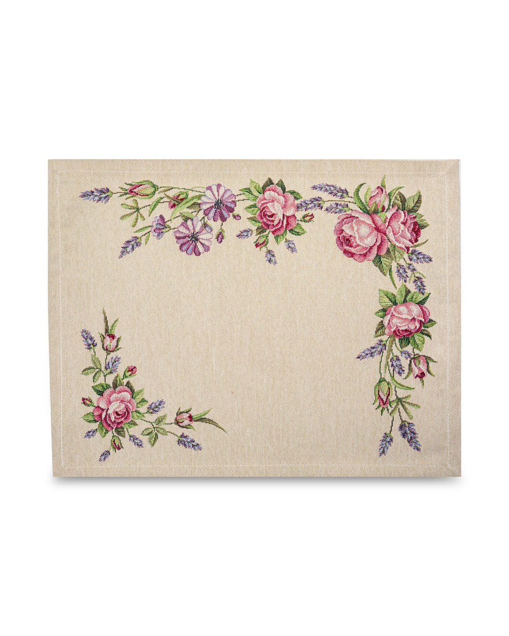 Набор салфеток сервировочных 2шт 35х45см Mix&Match Home Розовое утро бежевый