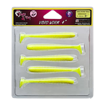 Мягкая приманка Crazy Fish Vibro Worm 4'' 10см 5шт 75-100 -