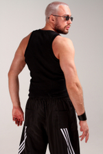 Штаны с лампасами crystal мужские