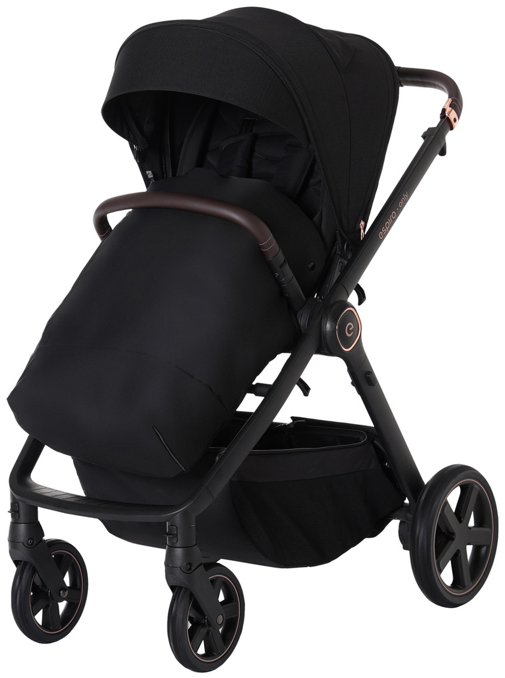 Детская коляска 2 в 1 Espiro Only 2026 510 stylish black