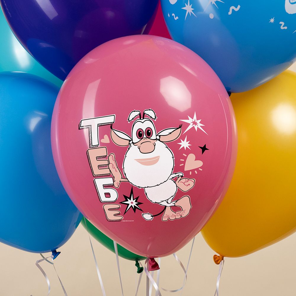 Шар (12''/30 см) Буба, Ассорти, пастель, 1 ст, 25 шт.