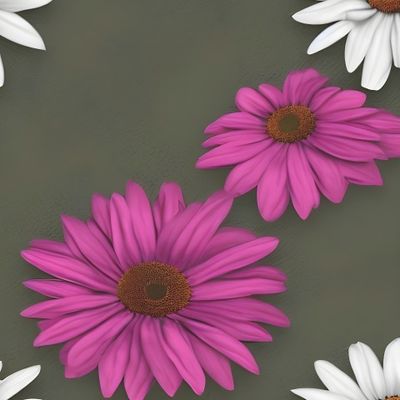 Flowers Pattern #47 Daisies