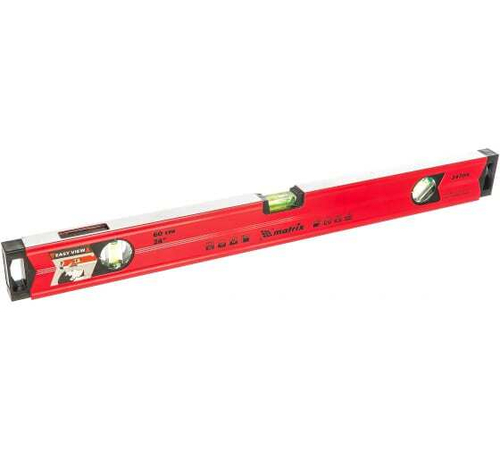 УРОВЕНЬ АЛЮМИНИЕВЫЙ MATRIX МАГНИТНЫЙ 600ММ 3 ГЛАЗКА 34706
