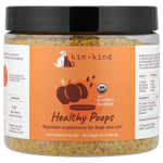 Kin+Kind, Healthy Poops, добавка для здорового пищеварения, с тыквой и семенами льна, для собак и кошек, 226,8 г (8 унций)