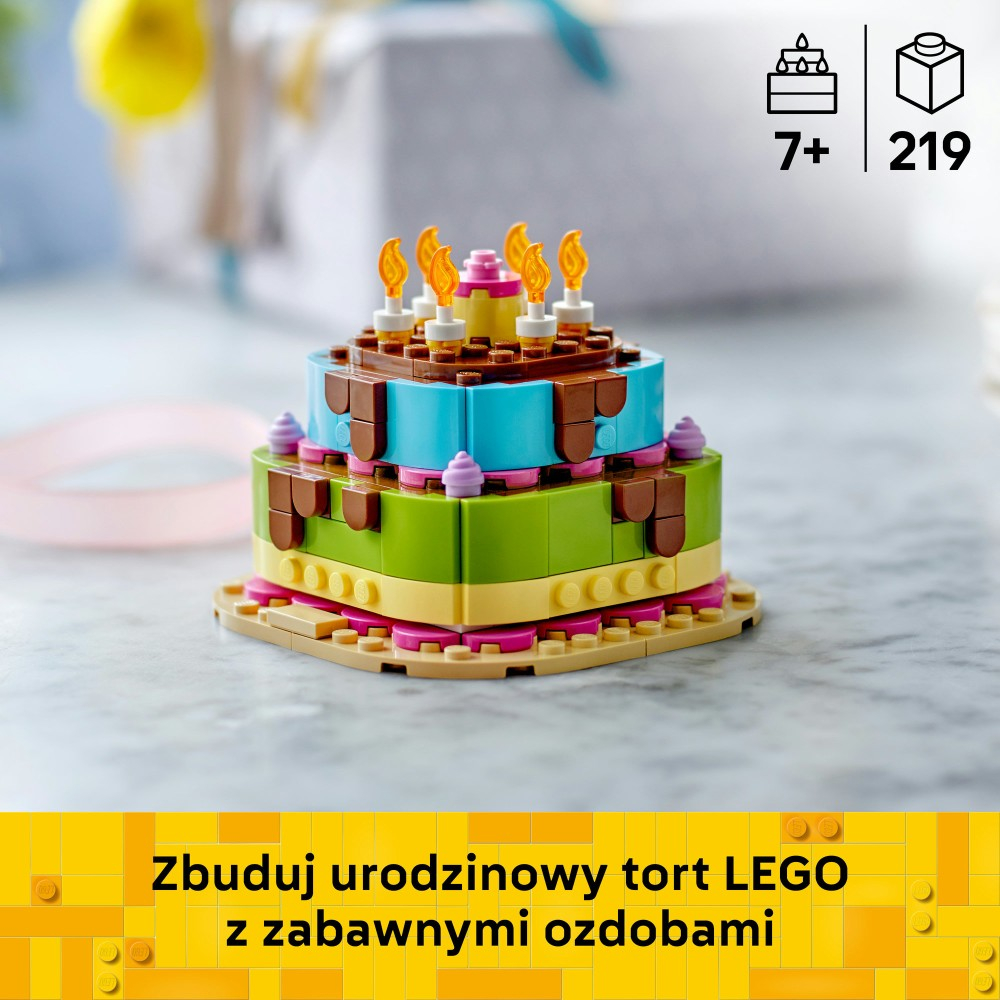 Конструктор LEGO Iconic 40815 Торт на день рождения — фото 3