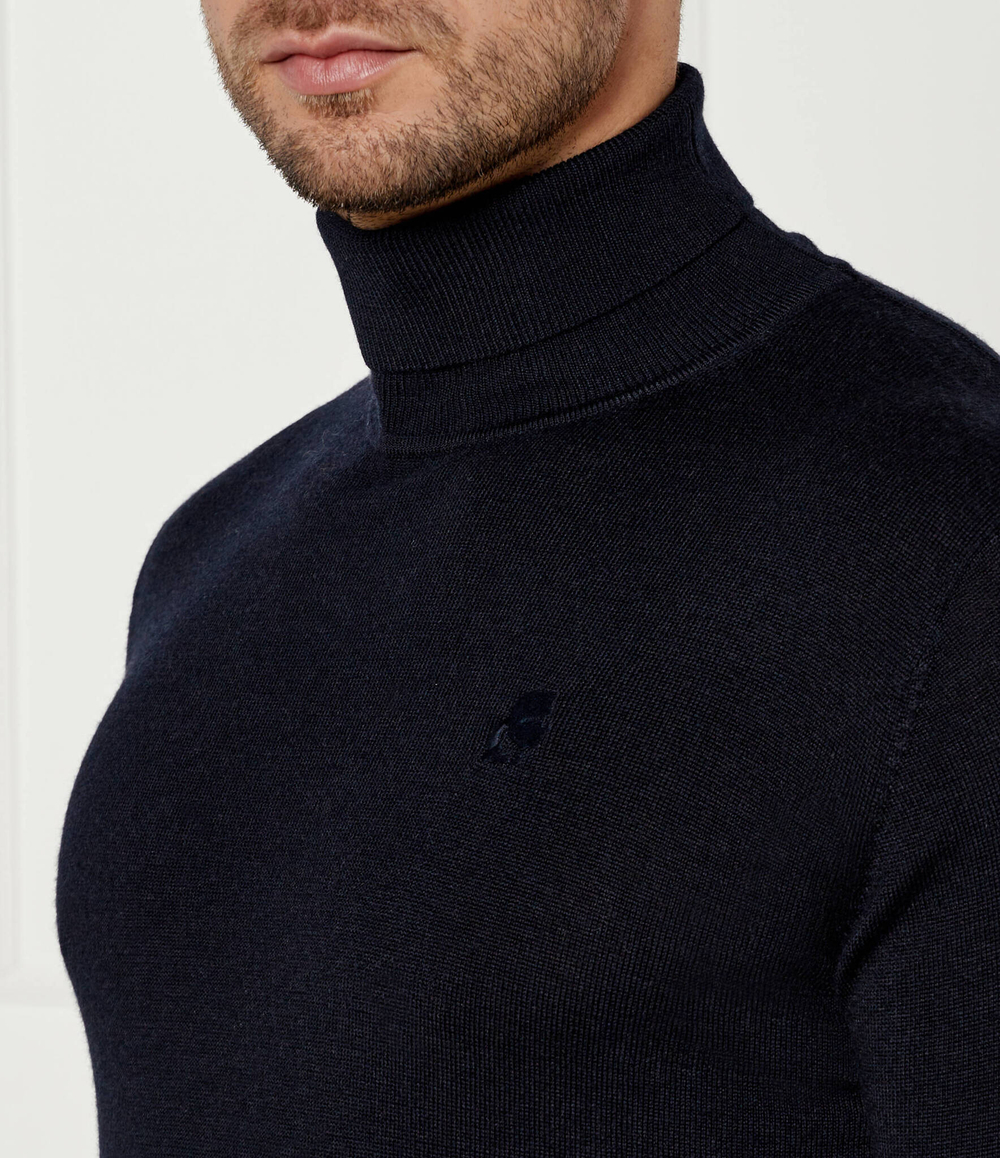 Шерстяной гольф Karl Lagerfeld - темно-синий(655058 544399)