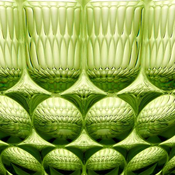 Чаша vanity, D25 см, зеленая