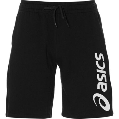 Мужские теннисные шорты Asics Big Logo Sweat Short - performance black/brilliant white