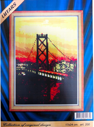 "Бруклинский мост"-200 вышивка
