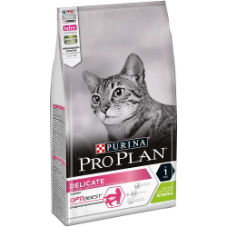 Pro Plan корм для кошек с чувствительным пищеварением с ягненком (Delicate)