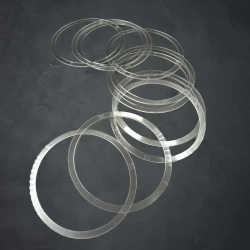 Термокольцо прозрачное для натяжного потолка диаметр 90мм 20 шт