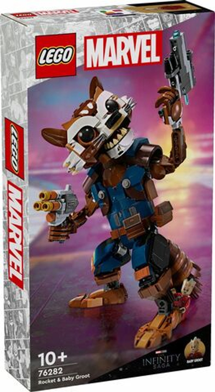Конструктор LEGO Marvel Super Heroes - Ракета и малыш Грут - Лего Марвел Супер Герои 76282