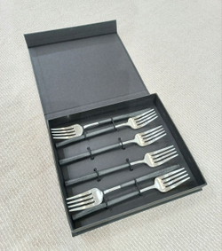 Набор десертных вилок 6шт Belo Inox Neo Black