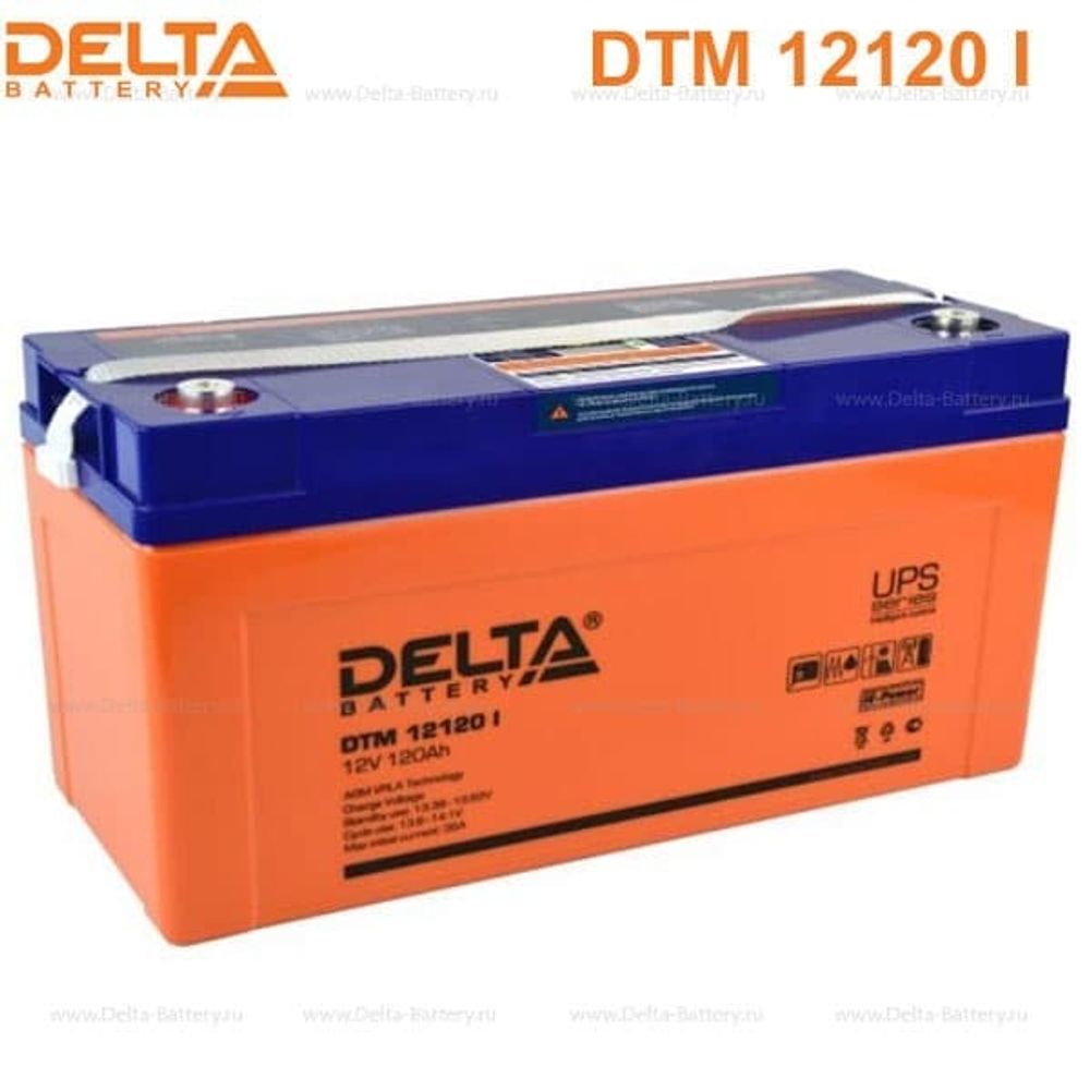 Аккумуляторная батарея Delta DTM 12120 I (12V / 120Ah)