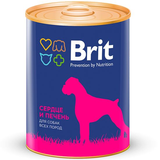 Brit Premium Сердце и печень, консервы для собак