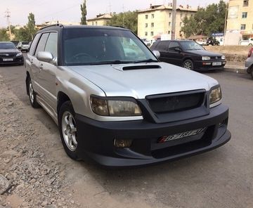 Реснички на передние фары для Subaru Forester SF 2000-2002