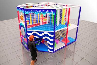 Детский игровой лабиринт «Рыбкино царство»