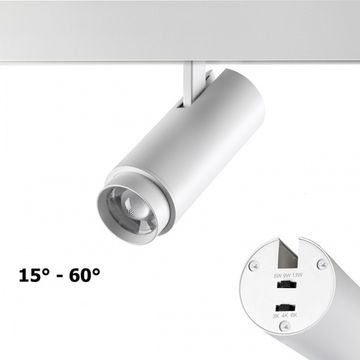 Трековый светильник для низковольтного шинопровода с переключателем цветовой температуры и мощности 5W-9W-13W 3000-4000-6000K 359206 белый SHINO Flum Novotech