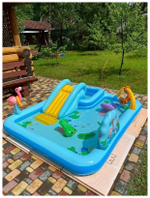 Игровой центр Приключения в джунглях, 244 х 198 х 71 см, от 2 лет, 57161NP INTEX