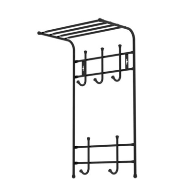 Вешалка настенная с полкой 2-х ярусная ВПТ5