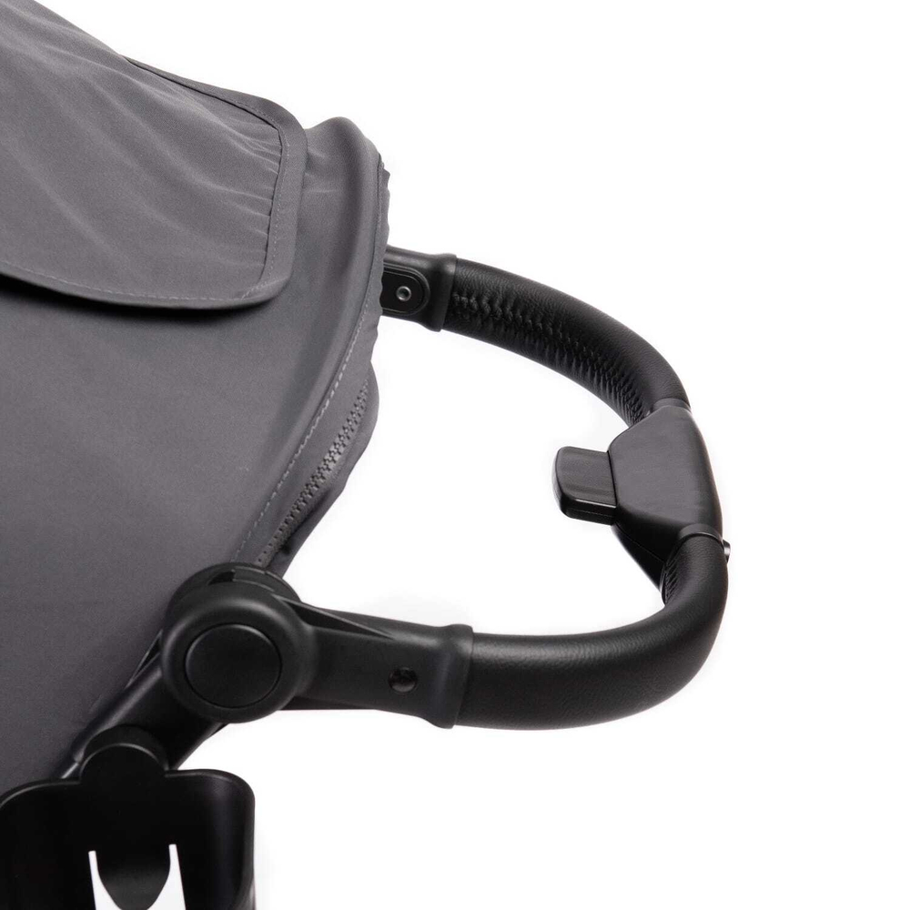 Коляска прогулочная Peppy Polo (steel grey) хром рама