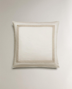 Наволочка Zara Home сатин, хлопок 100%, однотонный, 6117/091