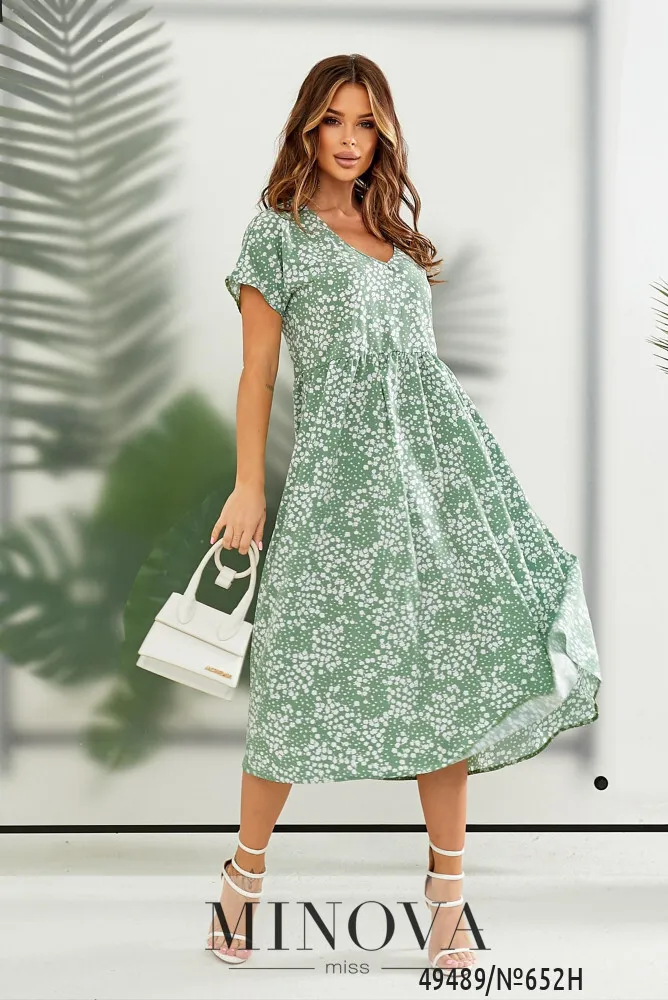 Платье 652Н-фисташковый Minova