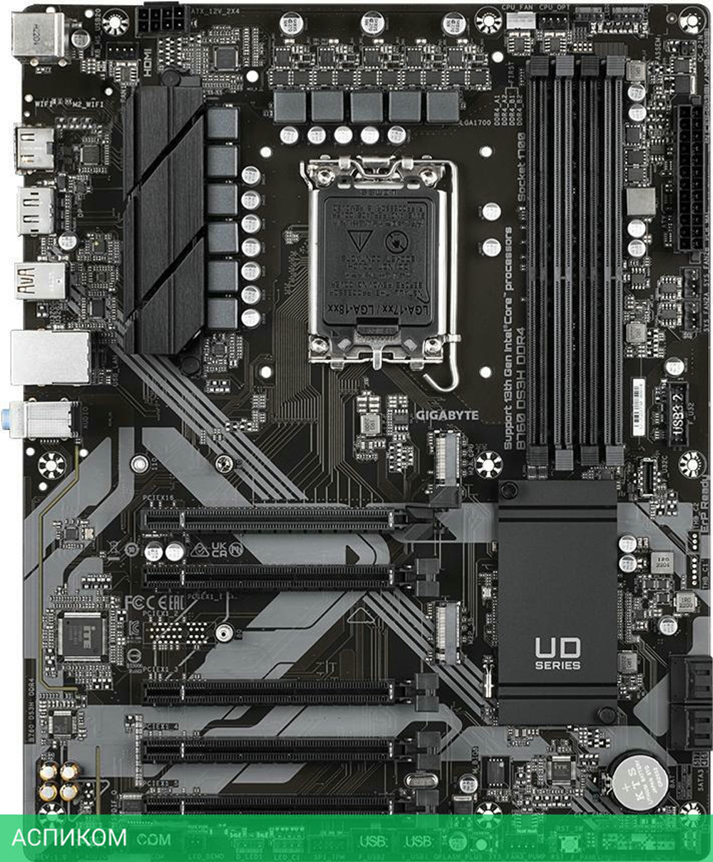 Материнская плата GigaByte B760 DS3H DDR4 rev. 1.0