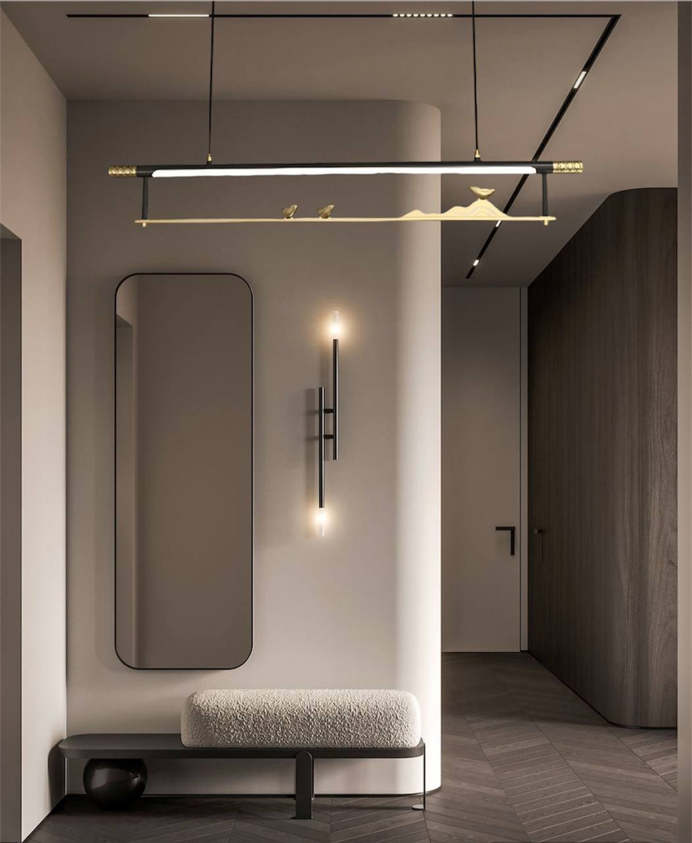 Люстра дизайнерская горизонтальная Yaumann by Light Room