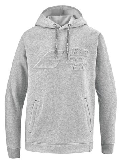 Детская теннисная толстовка Babolat Exercise Hood Sweat Jr - Gray