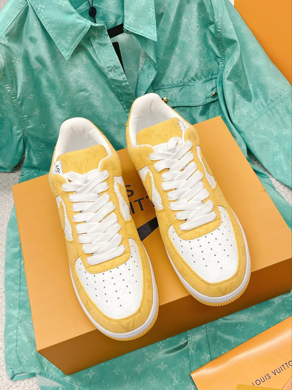 Louis Vuitton and Nike Air Force