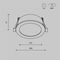 Встраиваемый светильник Maytoni Technical Downlight Orb DL130-GX53-W
