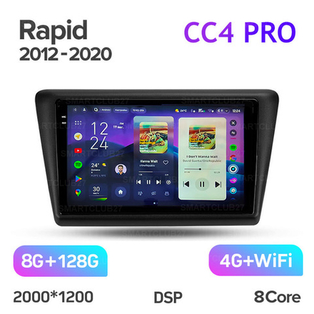 Teyes CC4 Pro 9" для Skoda Rapid 2012-2020