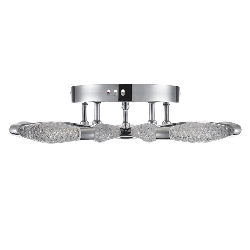 8239/5CL LEDIO LN25 000 хром, металл/пластик Люстра потолочная с ПДУ LED 65W 3000-6000K 220V RUANA