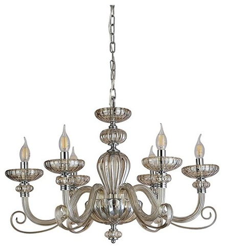 Подвесная люстра Newport ANNETTE 8626/C chrome cognac