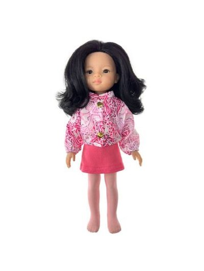Ветровка, платье и колготки для кукол Paola Reina 32 см (978)
