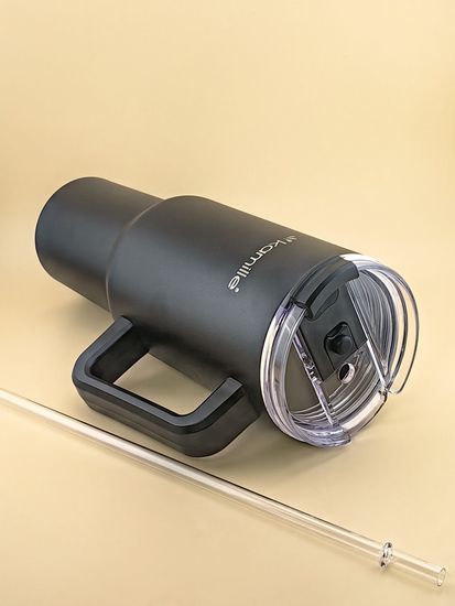 Термокружка 1,2 л. из нержавеющей стали Kamille KM 2172 с трубочкой