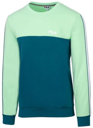 Мужская теннисная кофта Fila Sweater Manu - зеленый
