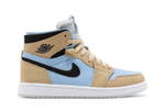 Кроссовки Jordan Air Jordan 1 High Zoom Air Cmft "Sesamepsychic Blue" (Женская размерная сетка)