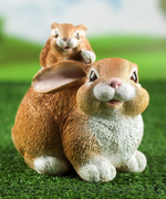 Заяц с зайчонком маленькие