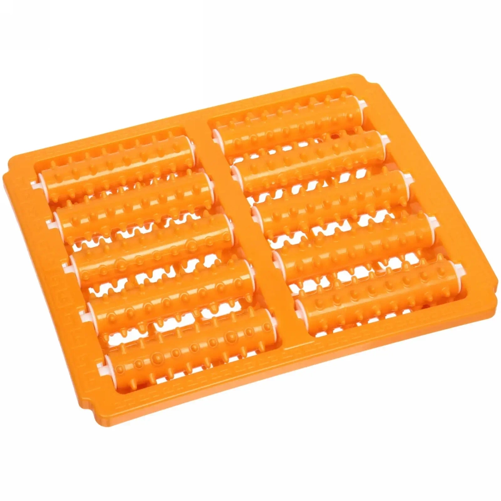 Массажер для ног роликовый «Grateful feet» 26*22 см, оранжевый