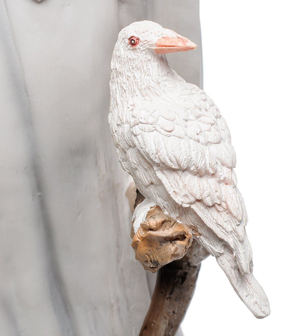 GA-81 Статуэтка «Белый Ангел с воронами»