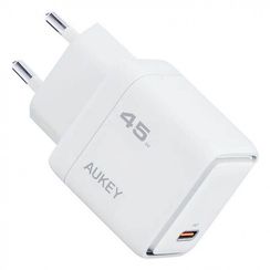 Cетевое зарядное устройство Aukey Comet 45W (AWC-PA-C2) White