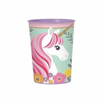 Стакан пласт Единорог Нежный, 473 мл