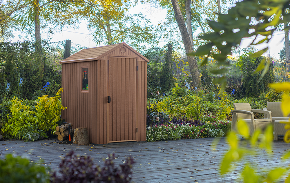 Пластиковый сарай Keter Darwin 4x6 brown